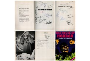 Multi signed signatures such as Sir Christopher Lee, Shirley Easton, Judy Geeson plus many more. '