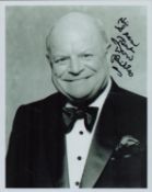 Don Rickles signed 10x8 inch black and white photo dedicated. Good Condition. All autographs come