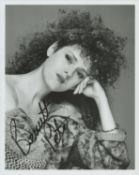 Bernadette Peters signed 10x8 inch black and white photo. Good Condition. All autographs come with a