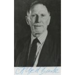 Alfred Burke signed 6x4 inch black and white photo. Good Condition. All autographs come with a