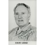 David Lodge signed promo black & white photo 5.5x3.50 Inch. Was an English character actor. Good