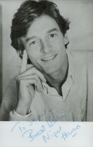 Nigel Havers signed black & white photo 5.5x3.5 Inch. Dedicated. Is an English actor and