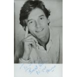 Nigel Havers signed black & white photo 5.5x3.5 Inch. Dedicated. Is an English actor and