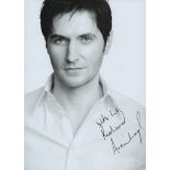 Richard Armitage signed black & white photo 7x5 Inch. Is an English actor and author. He received