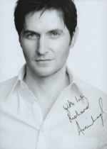 Richard Armitage signed black & white photo 7x5 Inch. Is an English actor and author. He received