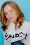 Greta Scacchi signed 6x4 inch colour photo. Good Condition. All autographs come with a Certificate