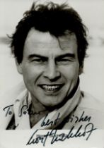 Horst Buchholz signed black & white photo Approx. 6x4 Inch. Dedicated. As a German actor who