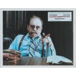 Wilford Brimley signed 10x8 inch colour lobby card photo dedicated. Good Condition. All autographs