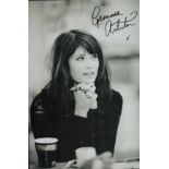 Gemma Arterton signed black & white Magazine cut out 12x8 Inch. Is an English actress and