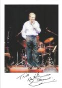 Des O'Connor signed 10x8 inch colour photo dedicated. Good Condition. All autographs come with a