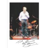 Des O'Connor signed 10x8 inch colour photo dedicated. Good Condition. All autographs come with a