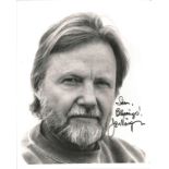 John Voight signed 10x8 inch black and white photo dedicated. Good Condition. All autographs come