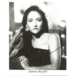 Olivia Hussey signed 10x8 inch black and white promo photo dedicated. Good Condition. All autographs