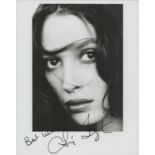 Christy Turlington signed 10x8 inch black and white photo. Good Condition. All autographs come