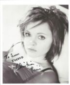 Christina Ricci signed 10x8 inch black and white photo dedicated. Good Condition. All autographs