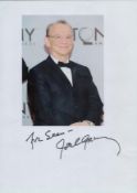 Joel Grey signed 12x8 inch black and white photo page dedicated. Good Condition. All autographs come