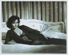 Claire Bloom signed 10x8 inch black and white photo. Good Condition. All autographs come with a