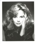 Linda Purl signed 10x8 inch black and white photo dedicated. Good Condition. All autographs come