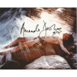 Amanda Donohoe signed 10x8 inch colour photo. Good Condition. All autographs come with a Certificate