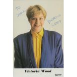 Victoria Wood signed 6x4 inch colour promo photo. Good Condition. All autographs come with a