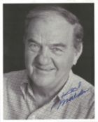 Karl Malden signed 10x8 inch black and white photo. Good Condition. All autographs come with a
