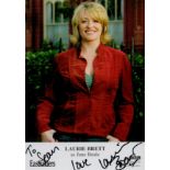 Laurie Brett signed promo colour photo Approx. 6x4 Inch. Dedicated. As Jane Beale is a fictional