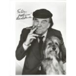 Lionel Stander signed 10x8 inch black and white photo dedicated. Good Condition. All autographs come