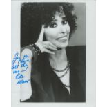 Rita Moreno signed 10x8 inch black and white photo dedicated. Good Condition. All autographs come