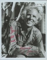 Bruce Dern signed 10x8 inch black and white photo dedicated. Good Condition. All autographs come