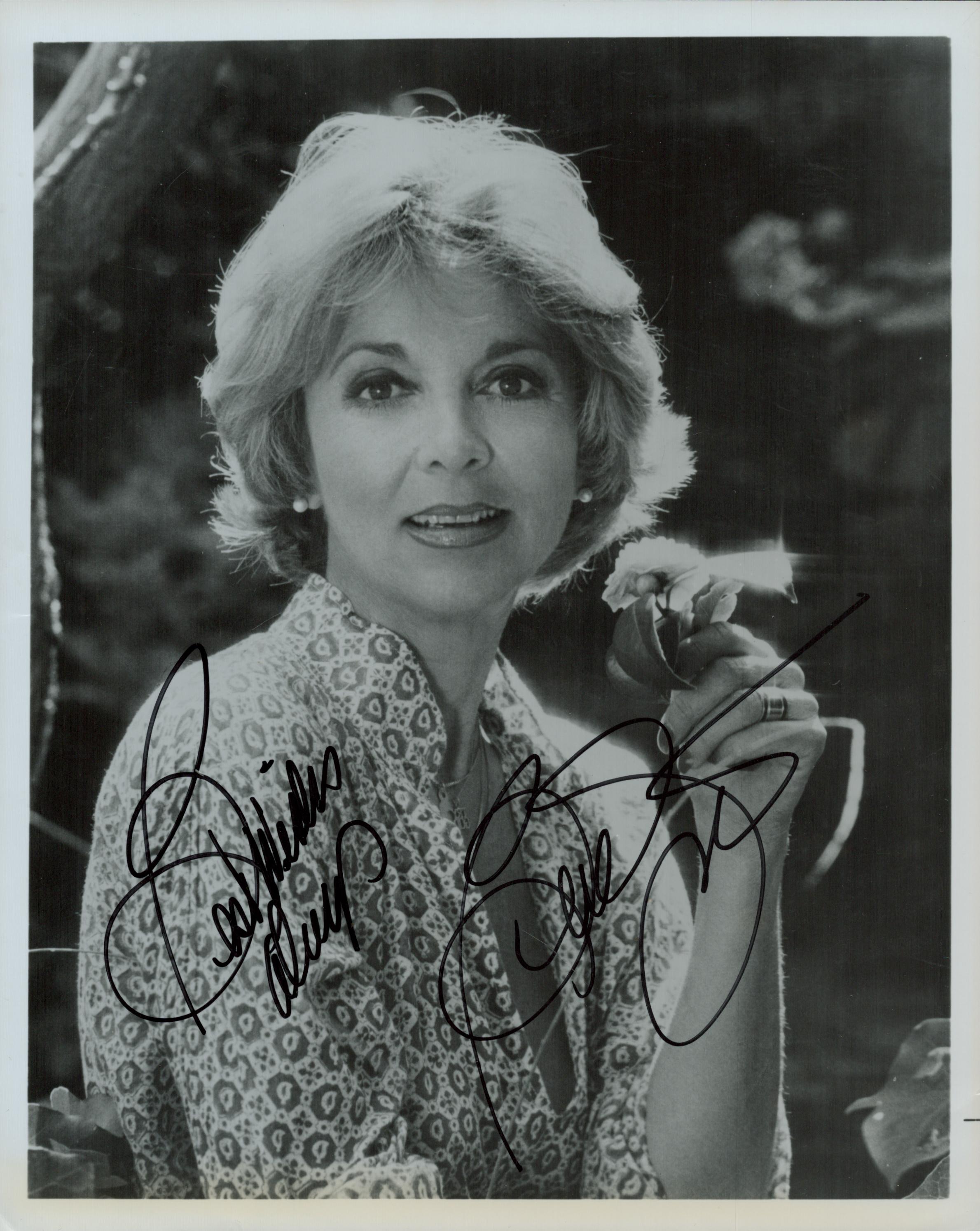 Beverly Garland signed black & white photo 10x8 Inch. Was an American actress. Her work in feature