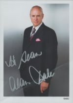 Alan Dale signed 7x5 inch colour promo photo dedicated. Good Condition. All autographs come with a