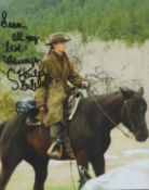 Hailee Steinfield signed 10x8 inch True Grit colour photo dedicated. Good Condition. All