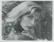 Lizabeth Scott signed 10x8 inch black and white photo dedicated. Good Condition. All autographs come