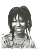 Whoopi Goldberg signed 10x8 inch black and white photo dedicated. Good Condition. All autographs
