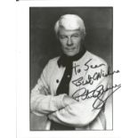 Peter Graves signed 10x8 inch black and white photo dedicated. Good Condition. All autographs come