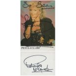 Petula Clark signed 6x4 inch colour photo dedicated signature a little grain also signed on reverse.