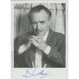 Sir John Mills signed 6x4 inch black and white photo. Good Condition. All autographs come with a