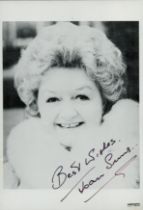 Joan Sims signed black & white photo 6x4 Inch. Was an English actress, best remembered for her roles