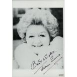 Joan Sims signed black & white photo 6x4 Inch. Was an English actress, best remembered for her roles