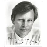 Michael York signed 10x8 inch black and white photo dedicated. Good Condition. All autographs come