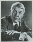David Wayne signed 10x8 inch black and white photo. Good Condition. All autographs come with a