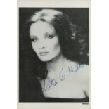 Kate O'Mara signed black & white photo 6x4 Inch. Was an English film, stage and television