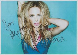 Diana Vickers signed 12x8 inch colour magazine photo dedicated. Good Condition. All autographs