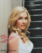 Emily Proctor signed 10x8 inch colour promo photo. Good Condition. All autographs come with a