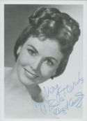 Hazel Court signed 7x5 inch black and white photo. Good Condition. All autographs come with a