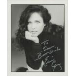 Erin Gray signed 10x8 inch black and white photo dedicated. Good Condition. All autographs come with