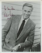 Richard Anderson signed 10x8 inch black and white photo dedicated. Good Condition. All autographs