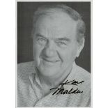 Karl Malden signed 7x5 inch black and white photo. Good Condition. All autographs come with a