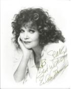 Eileen Brennan signed10x8 inch black and white photo dedicated. Good Condition. All autographs