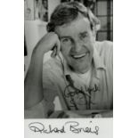 Richard Briers CBE signed black & white photo 3.5x5.5 Inch. Was an English actor whose five-decade